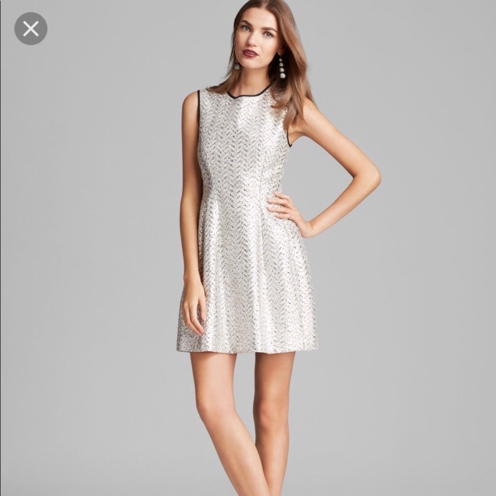 Shoshanna metallic dress